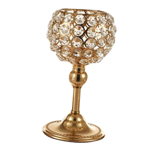 Portavelas votivo de cristal de Metal hecho a mano al por mayor, superventas, elegante portavelas de mesa para decoración del hogar - Product Image 5