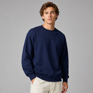 2026 Spring New Men's Fashion Brand 240g 100% Cotton Solid Color Loose <b>Retro</b> Fog Matching Hoodies <b>Sweatshirts</b> Autumn - Product Image 1