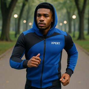 เสื้อฮู้ดมีซิปแนวสปอร์ตมีปกเสื้อกันหนาวสำหรับฝึกซ้อมและใส่ได้ทั้งชายและหญิงเสื้อแจ็กเก็ตใส่ได้ทั้งผู้ชายและผู้หญิงขายส่ง - Product Image 1