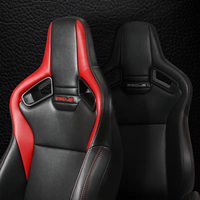 Asiento Deportivo Reclinable OEM SSCUS Speedster de Cuero PU con Tela de Alta Calidad y Ajuste Universal