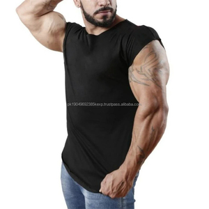 Débardeur pour homme, t-shirt de sport, coupe musclée, coton, entraînement en salle de sport, été, léger, décontracté, haut de fitness - Product Image 2