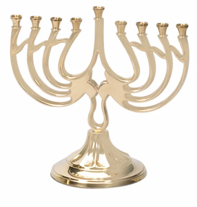 Nuevo portavelas de metal creativo menorah para decoración de Navidad, centro de mesa de boda, candelabro, Decoración de mesa para el hogar - Product Image 5