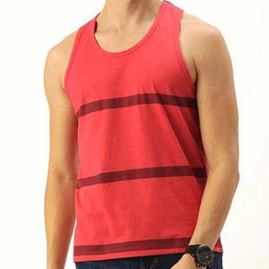 Débardeur pour homme au design tendance, de haute qualité, respirant, confortable, en polyester/coton tricoté, très vendu, tendance, prix bas - Product Image 1