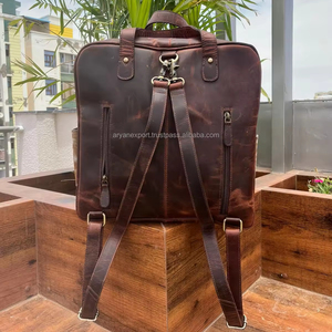 Nouvelle mode selle couverture cheveux sur cuir véritable femmes sac à dos sac en cuir sculpté à la main Western sacs à dos en cuir usiné à la main - Product Image 5