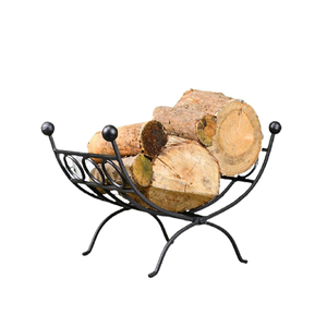 Wrought Iron <b>Log</b> Storage <b>Rack</b> With Cover Exclusive Quality Black Color <b>Log</b> <b>Rack</b> For <b>Indoor</b> And Outdoor Use - Product Image 6