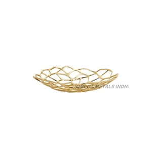 Cuenco para servir con Pedestal de Metal negro de alta calidad, elegante diseño martillado, elegante centro de mesa decorativo para comedor y uso doméstico - Product Image 2