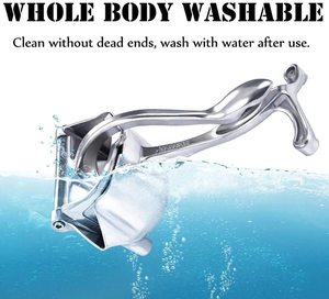 Chất lượng cao trượt tuyết thương hiệu biểu tượng tùy chỉnh thân thiện với môi hợp kim nhôm kim loại cầm tay Báo Chí vắt chanh citrus squeezers - Product Image 4