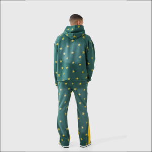Nuevo conjunto de chándales de algodón 100% transpirables y de secado rápido de Color sólido de estilo Vintage ligero personalizado para invierno - Product Image 2