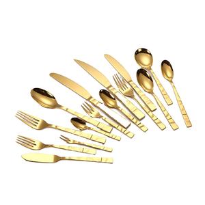 Ensemble de couverts modernes pour hôtel, restauration à domicile, décor de table à manger, nouveau design, finition brillante, couverts décoratifs en métal, lot de 12 - Product Image 1