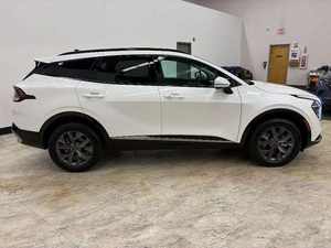 Blanco limpio 2024 K i a Sportage Hy Brid SX-Prestige AWD con asientos de cuero Sistema de navegación Arranque remoto Techo solar Android Auto - Product Image 4