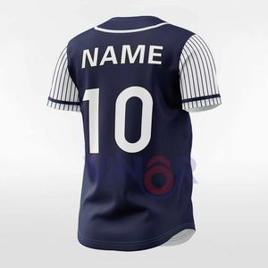 Camiseta de Béisbol Personalizada 100% Poliéster para Hombre, Talla Adulto, Transpirable, de Secado Rápido, Antibacteriana, Ropa Deportiva con Estampado por Sublimación - Product Image 4