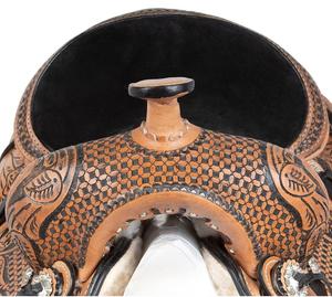 Juego de sillas de montar de cuero genuino de primera calidad, combinación perfecta para carreras de inglés de resistencia occidental para montar a caballo - Product Image 4