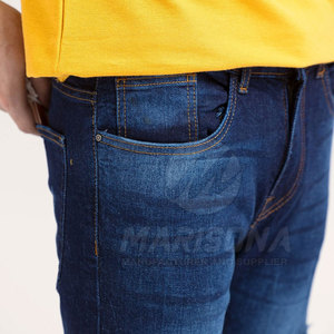 New Style Outdoor Use <b>Men</b> Straight Lightweight Casual <b>Jeans</b> Pants Best Quality Solid Color Breathable Eco-Friendly - Product Image 6