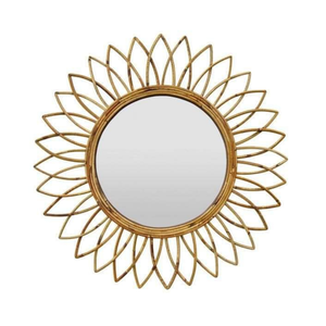 100% Handcrafted Rattan <b>Mirror</b> Tropical Rattan <b>Mirror</b> with Natural Finish for a Relaxed Island-Inspired Look In Bulk For Export - Product Image 2