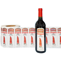 Étiquettes personnalisées de qualité supérieure pour bouteilles de vodka et de vin, imperméables, motif pastèque