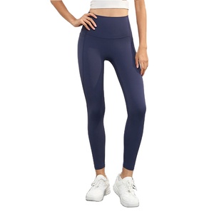Leggings de compression de gymnastique taille haute respirant en nylon Spandex tricoté pantalons de fitness de yoga Scrunch Butt Workout Scrunch Butt - Product Image 6