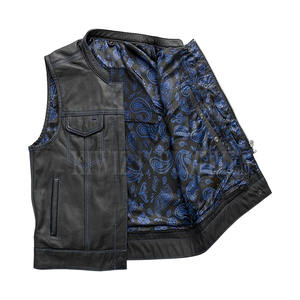 Chaleco de cuero transpirable para hombre cálido de invierno Ropa informal Precio razonable Chaleco de cuero para hombre en Moq bajo - Product Image 4