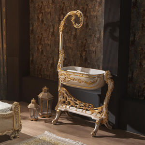 Ensemble de meubles de chambre à coucher de style européen de luxe, design moderne, meubles de chambre à coucher classiques pour la maison royale avec table d'appoint - Product Image 4