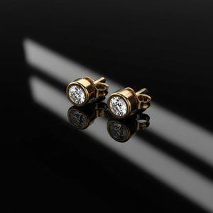 Bijoux pour femmes en argent sterling 925, serti de moissanite, boucles d'oreilles à clous délicates et mignonnes, petites, pour mariage, usage quotidien - Product Image 4