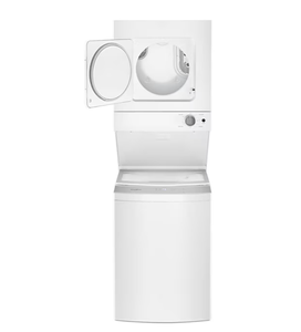 Centro de Lavandería Comercial Apilable de Primera Categoría con Lavadora de Carga Superior de 1.6 pies cúbicos y Secadora de 3.4 pies cúbicos - Product Image 1