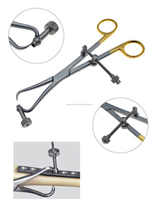 WORLD PRECISION SURGICAL Manual Bone Reduction Forceps <b>Drill</b> <b>Guide</b> Bone Pin Cutter Orthopedic Surgical Instrument Stainless - Product Image 6