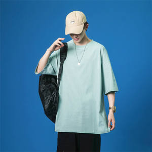 230 GSM de gran tamaño 100% algodón unisex OEM logo personalizado manga corta en blanco casual hombres camiseta para hombres - Product Image 4