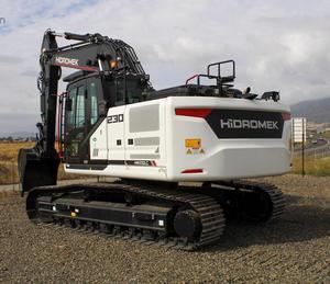 Excavadora HIDROMEK HMK230LC H4 al por mayor, excavadora de orugas con cucharón de 1.2m³ para minería, construcción de carreteras, movimiento de tierras hidráulico, bomba Isuzu - Product Image 4