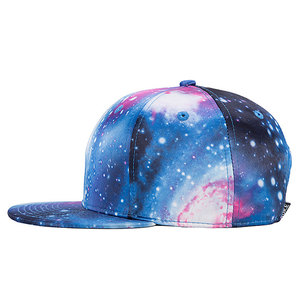 Nouveau Design 5 Panneaux Sporty Baseball Hat Hand Embroidery Puff Printing 100% Cotton Adjustable Snapback Caps-Vente en gros Prix pas cher - Product Image 2