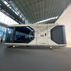 Maison préfabriquée modulaire de luxe pour hôtel, hôtel de grande taille, capsule spatiale, résidence de villégiature en plein air, 2025, résistante à la rouille, meublée - Product Image 5