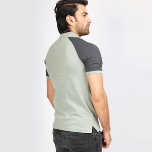Diseño personalizado de los hombres para la camiseta Polo de manga corta y transpirable Hecho en Pakistán-Material de poliéster/algodón de color liso - Product Image 5