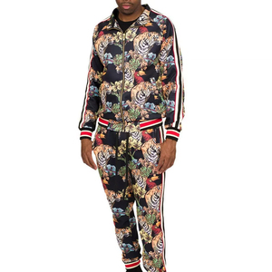 Survêtements décontractés à capuche confortables et lourds pour hommes, sublimation unie, originaux, 100% coton, logo personnalisé, ensemble 2 pièces - Product Image 1