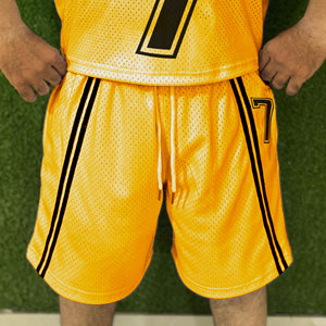 Reddito Sports Unisex Summer High Street Breathable <b>Knitted</b> Polyester/Cotton Basketball Uniform Custom Front Digital OEM Service - Product Image 4