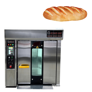 Horno rotativo de 6 bandejas listo para enviar con carro Altuntop utilizado en restaurantes Horno de pizza Pe & Palet de madera Fábrica de horno eléctrico - Product Image 1