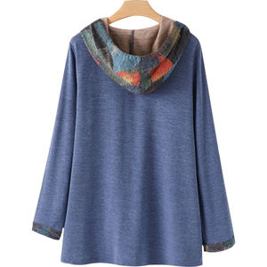 เสื้อมีฮู้ดโอเวอร์ไซส์สำหรับผู้หญิง, เสื้อมีฮู้ดโอเวอร์ไซส์สำหรับฤดูหนาว - Product Image 2