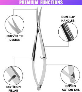 Tijeras de Primavera de alta calidad, tijeras de sastre de acero inoxidable, herramientas de corte de hilo de bordado - Product Image 5