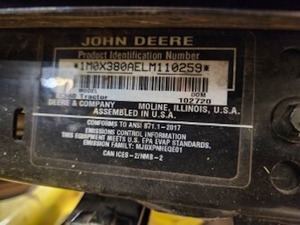 Cortadora de Césped John Deere X380 de 190 CC, a Gasolina, Autopropulsada, con Cuchilla Rotatoria, de Grado Profesional, Altura de Corte de 25-100 mm - Product Image 5