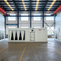 Kontainer Pendingin Hidro US DrolinBox High Density 40ft 192 Unit S19 Hydro Turnkey untuk Penambangan Bitcoin PUE 1.06