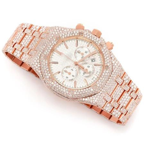 Montre Moissanite squelette VVS de luxe | Présidentiel glacé | Testeur de diamants en gros - Product Image 2