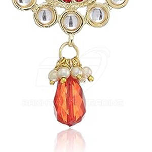 Ensemble de bijoux de mariée pour femmes, design élégant, nouvelle arrivée, collier, boucles d'oreilles, design de mode personnalisé - Product Image 6