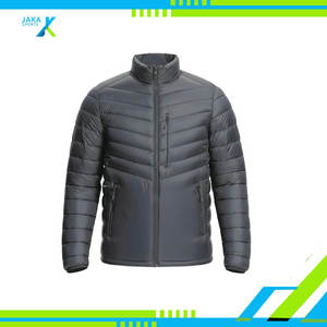 Men's Lightweight Woolen Puffer Jacket Stand Collar Winter Quilted Insulated Water Repellent Front Hooded Travel <b>Camping</b> Outdoor - Product Image 3