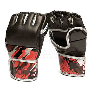 Lightweight MMA Gloves For Grappling And Striking Practice PU Leather MMA Gloves With Shock-Absorbing <b>Foam</b> <b>Padding</b> - Product Image 1