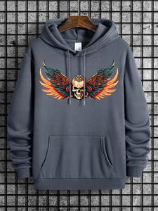 High Quality Cotton French Terry Oversize Hoodie <b>Thick</b> <b>Fleece</b> Drop Shoulder Plain Blank Custom Men Hoodies - Product Image 5