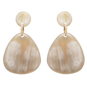 Pendientes de araña de moda para mujeres y niñas 100% Natural ecológico sudafricano cuerno de buey joyería 100% piel Natural - Product Image 5
