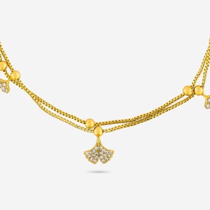 Chaîne de cheville ethnique en cristal de diamant pour soirée - Payal tendance 192491 - Product Image 4