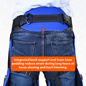 Tablier de maréchal-ferrant Tabliers de maréchal-ferrant en cuir de forgeron de qualité supérieure Tablier réglable pour hommes et femmes Marron et noir - Product Image 6