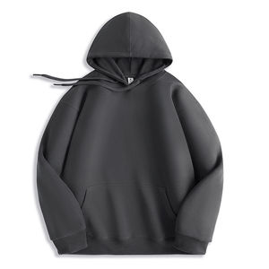 Sweat-shirts pour hommes en coton lourd 100% fabriqués sur mesure avec logo brodé, poche avant, sweat-shirt à capuche vierge avec service OEM - Product Image 3