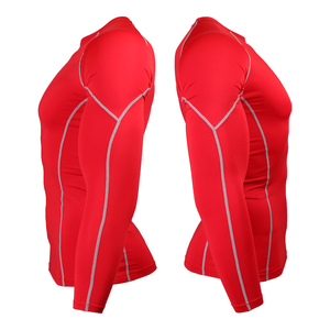 เสื้อแรชการ์ดแห้งเร็วสำหรับออกกำลังกาย เสื้อแขนยาวสำหรับผู้ชาย เสื้อกีฬาแรชการ์ดสำหรับผู้ชาย เสื้อรัดกล้ามเนื้อแบบกำหนดเองได้ - Product Image 3