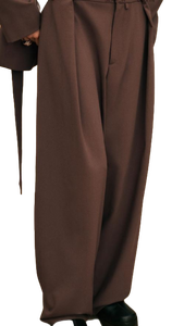 Pantalones Marrones de Calidad de Exportación para Mujer, para Oficina y Fiestas, Disponibles a Precio de Mayoreo, Pantalones Marrones de Proveedor Indio - Product Image 6