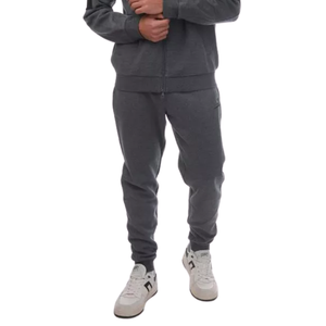 Ensemble de survêtement pour homme de qualité supérieure avec fermeture éclair contrastée, logo personnalisé, vente en gros d'usine, vêtements de sport, vêtements de gym, entraînement athlétique, ensemble deux pièces - Product Image 4