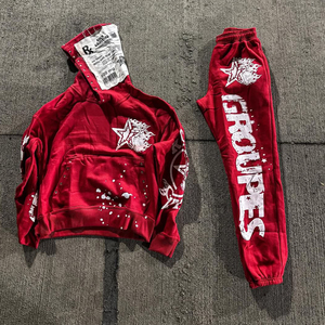 2025-26 venta al por mayor OEM fábrica personalizada 3M chaqueta cortavientos reflectante y pantalones de nailon hombres chándal cortavientos para hombres - Product Image 1